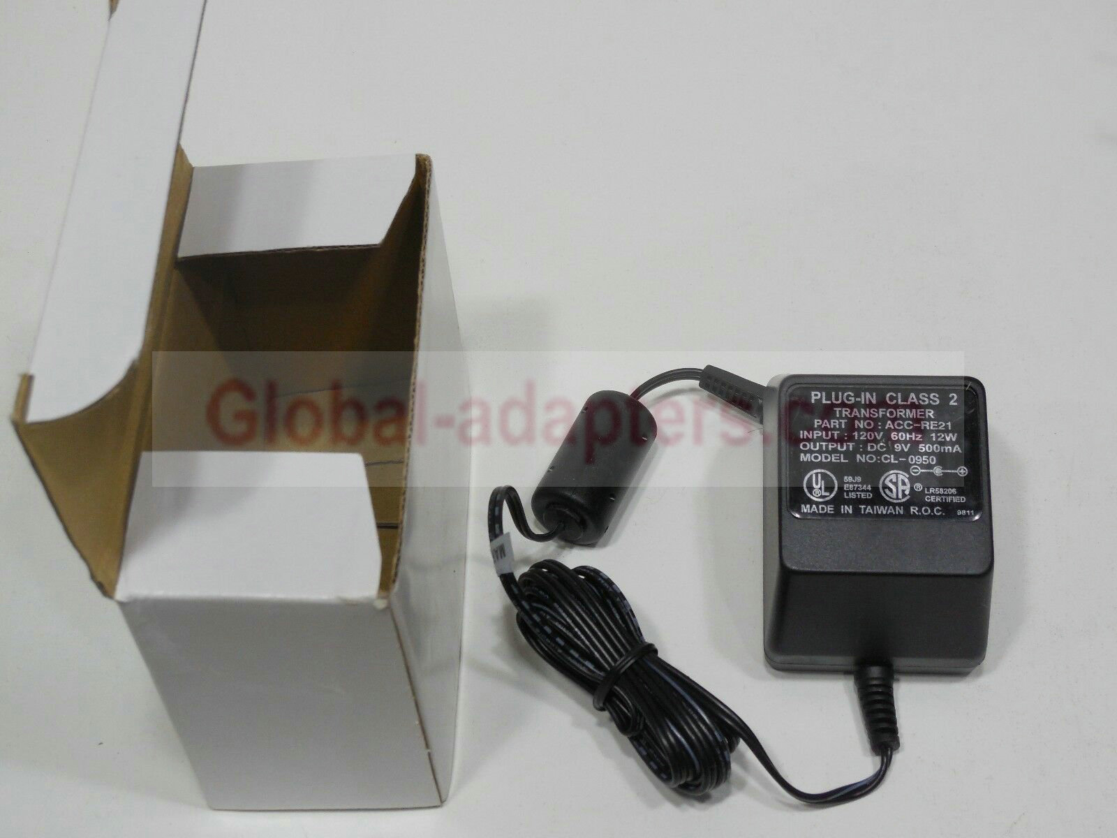 New 9V 500mA CL-0950 ACC-RE21 Class 2 Transformer Power Supply Ac Adapter - Click Image to Close